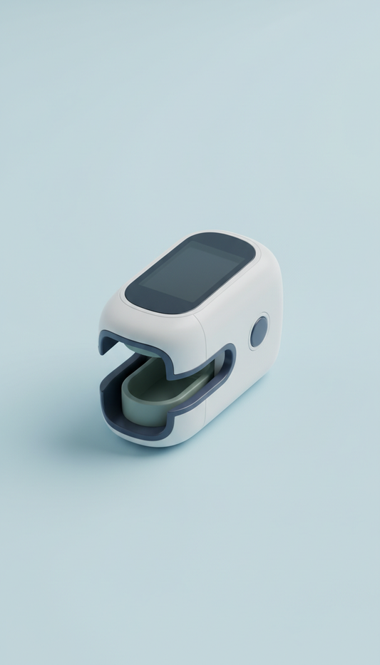 Medical-Grade Pulse Oximeter with OLED Screen